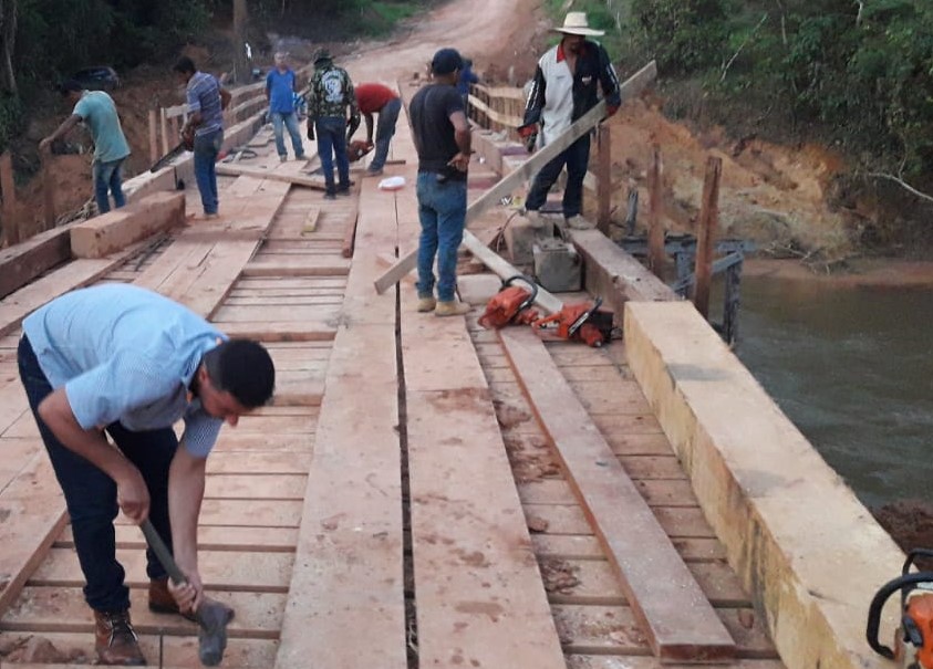 Madeira utilizada na construção foi doada pelo Ibama